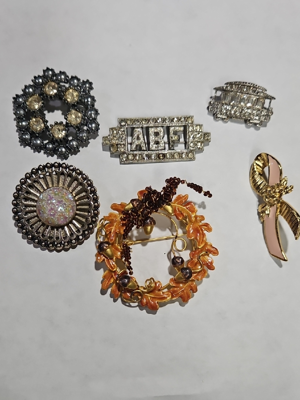 Bundle Of Vintage Pins And Brooches